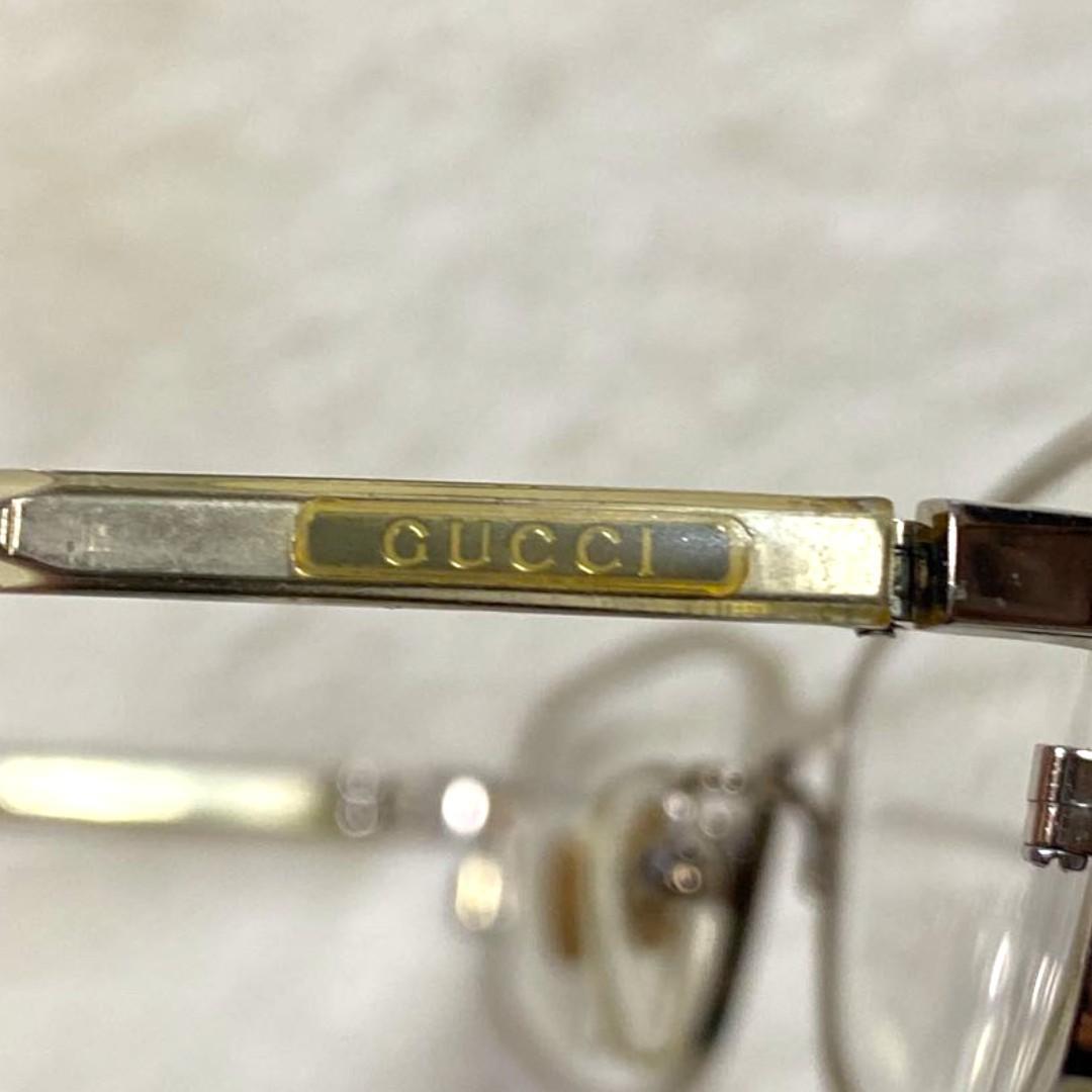 【美品】 GUCCI グッチ 眼鏡 メガネフレーム 度入り GG 1666J