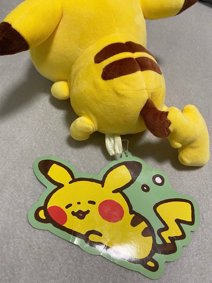 【美品】ポケモン　カナヘイコラボ　ぬいぐるみ　ピカチュウ　タグ付き