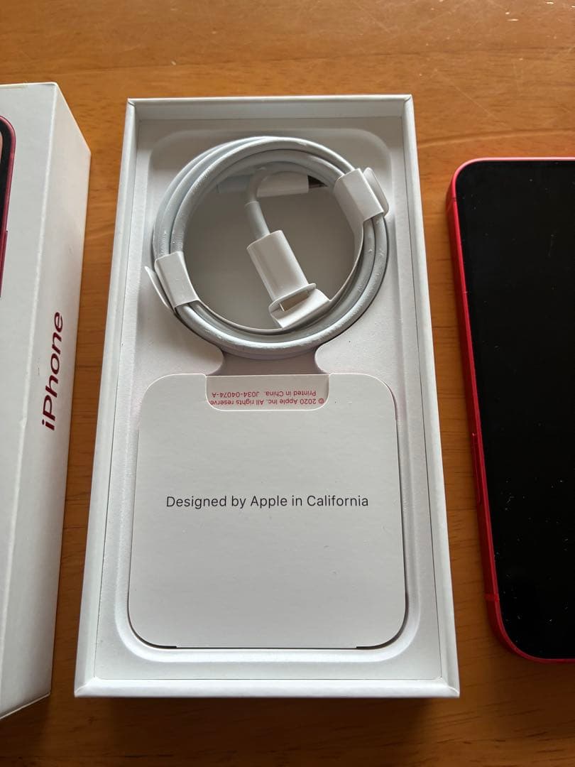 iPhone 12 mini 128GB レッドSIMフリー バッテリー82%