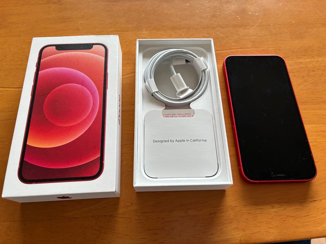 iPhone 12 mini 128GB レッドSIMフリー バッテリー82%