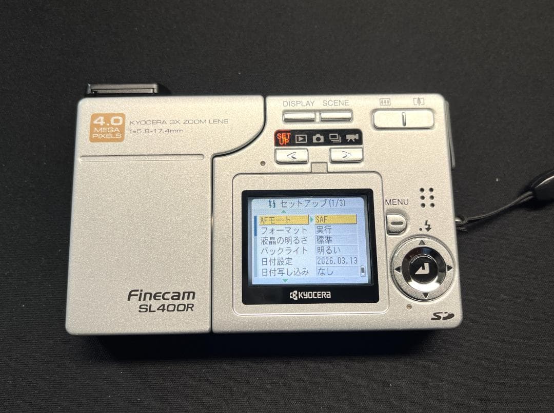 京セラ Finecam SL400R コンパクトデジタルカメラ