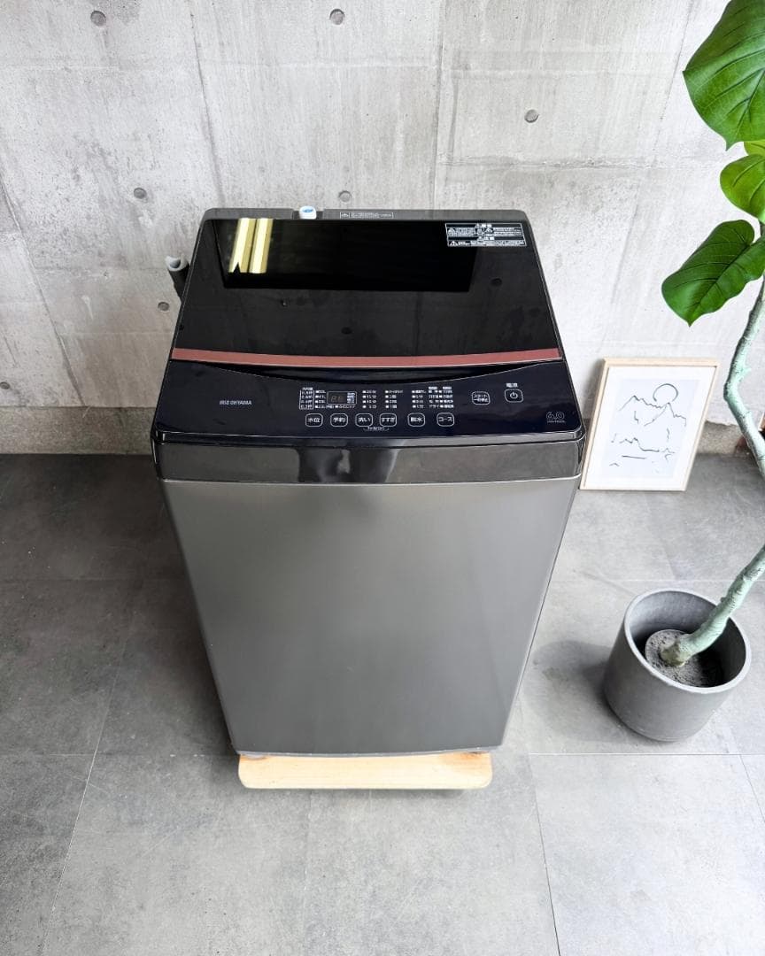 設置まで✨ IRIS OHYAMA一人暮らし用洗濯機6kg✨2021年製⭕️