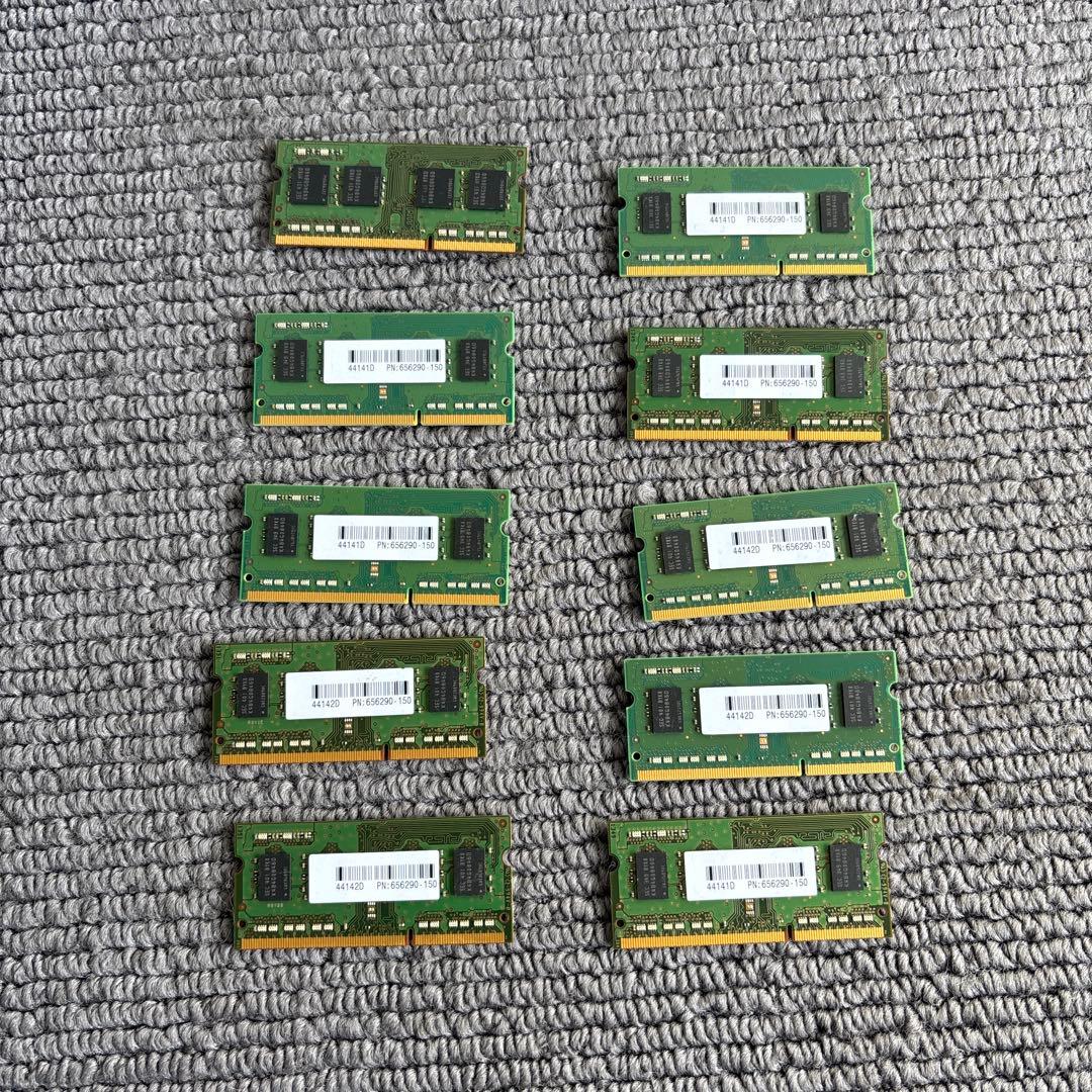 SAMSUNG ノートパソコン用　メモリ4GB×10枚　#B25-13y
