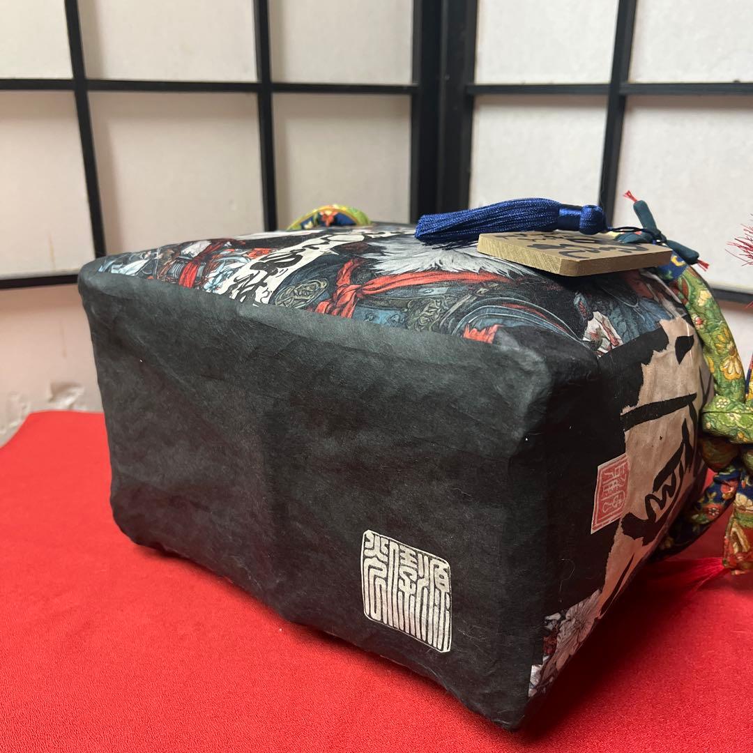 ロマネスクな猫将軍 一閑張り バッグ かごバッグ ハンドバッグ 猫 花柄
