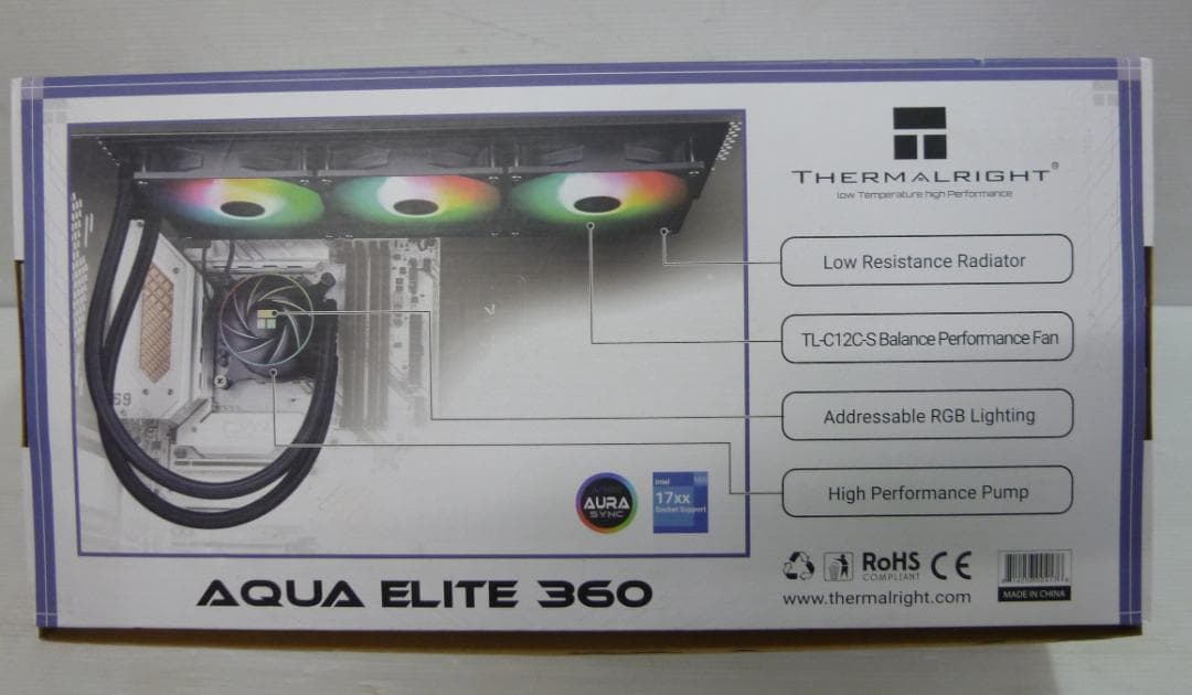 未使用Thermalright AQUA ELITE 360 水冷CPUクーラー