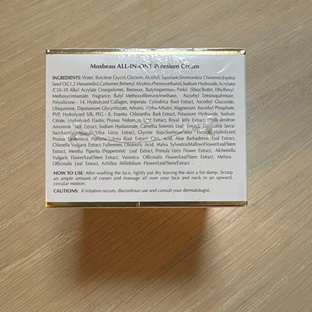 フェイスクリーム mosbeau ALL-IN-ONE Premium Cream 58g