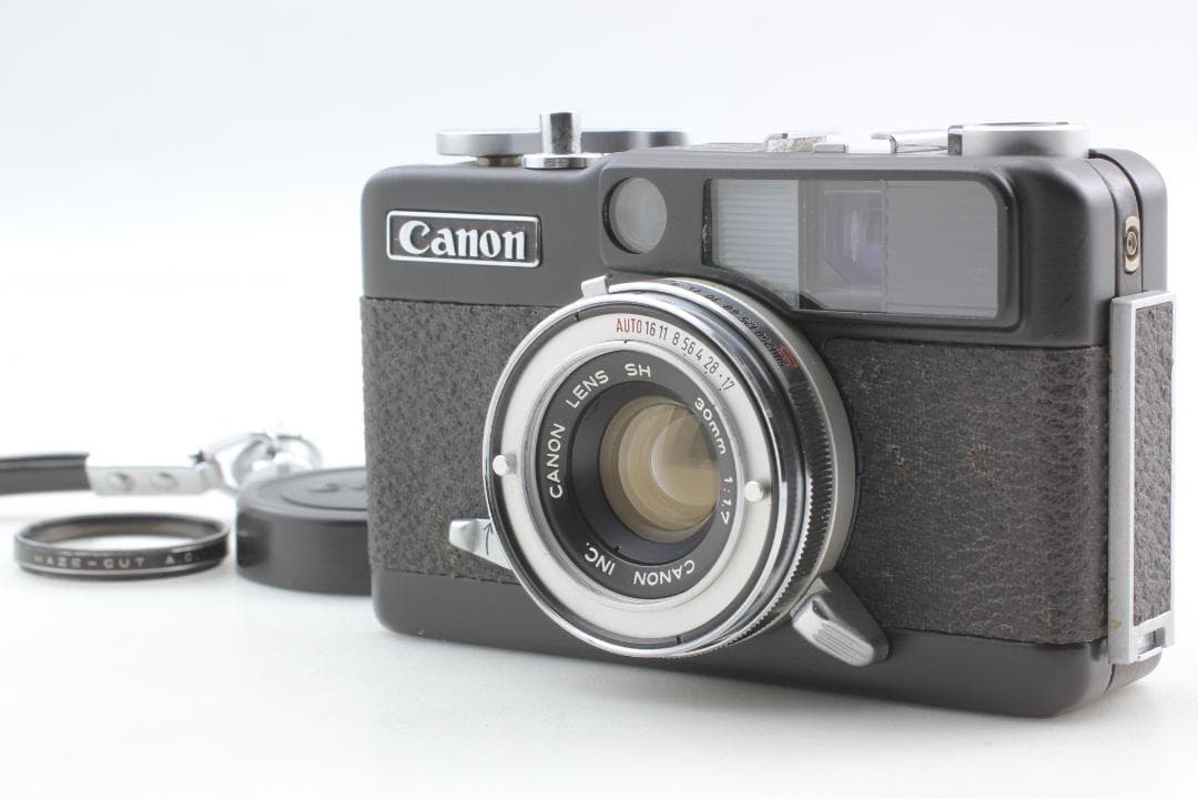 【整備済　極美品】ブラック　Canon Demi EE17　露出計OK 1407