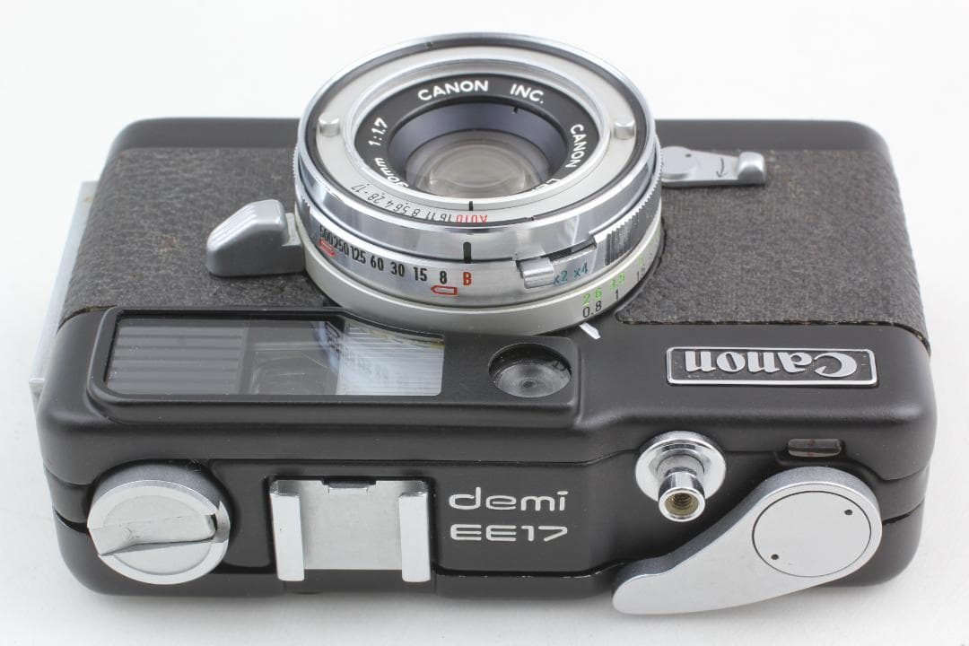 【整備済　極美品】ブラック　Canon Demi EE17　露出計OK 1407