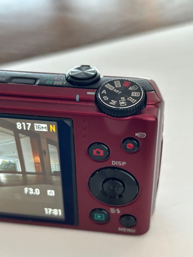 Casio EXILIM EX-ZR300 エンジ色 コンパクトデジカメ