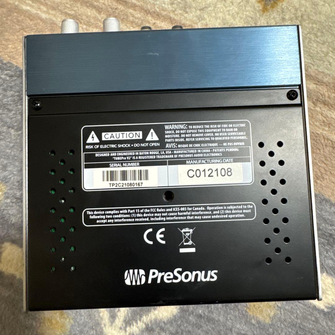 アンプ PreSonus TUBE PRE v2