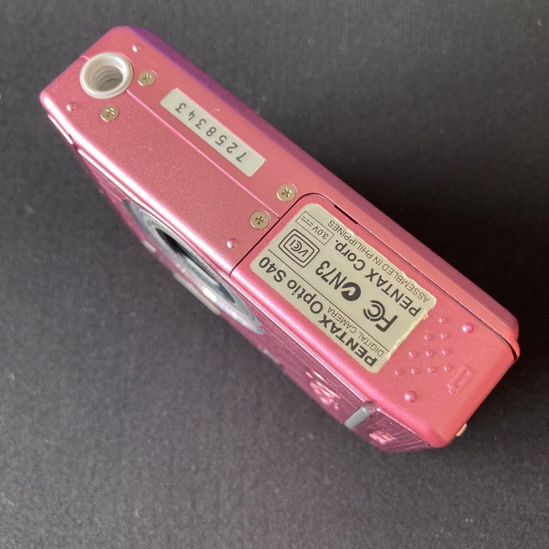 PENTAX OPTIO S40 ピンク CCDセンサー コンデジ