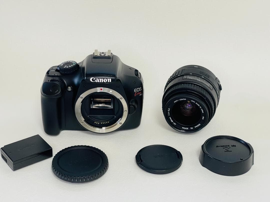 【美品】Canon EOS KISS x50 キヤノン 一眼レフカメラ 動作◎