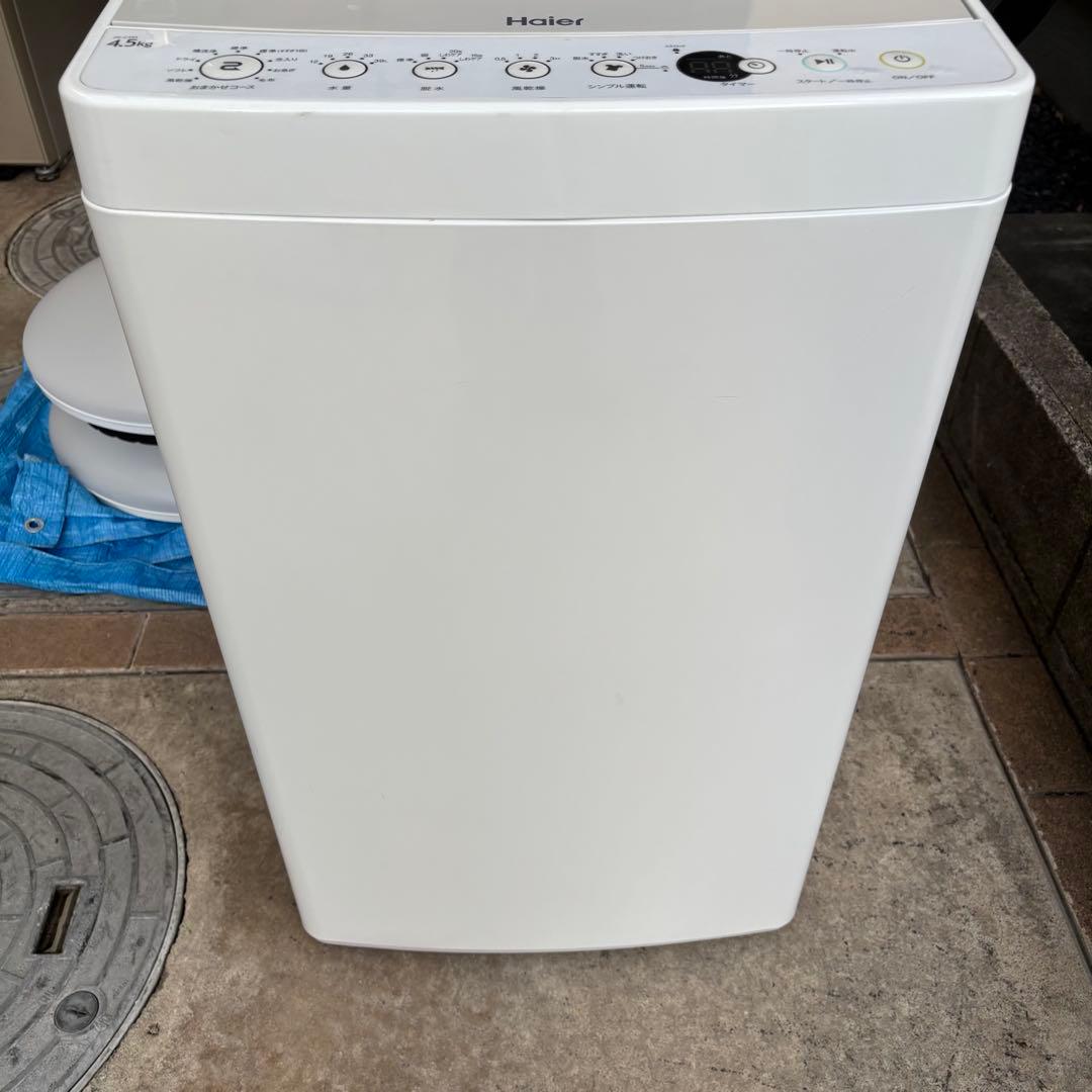 Haier 4.5kg洗濯機 JW-C45A 分解清掃 ネット新品◇2017年製