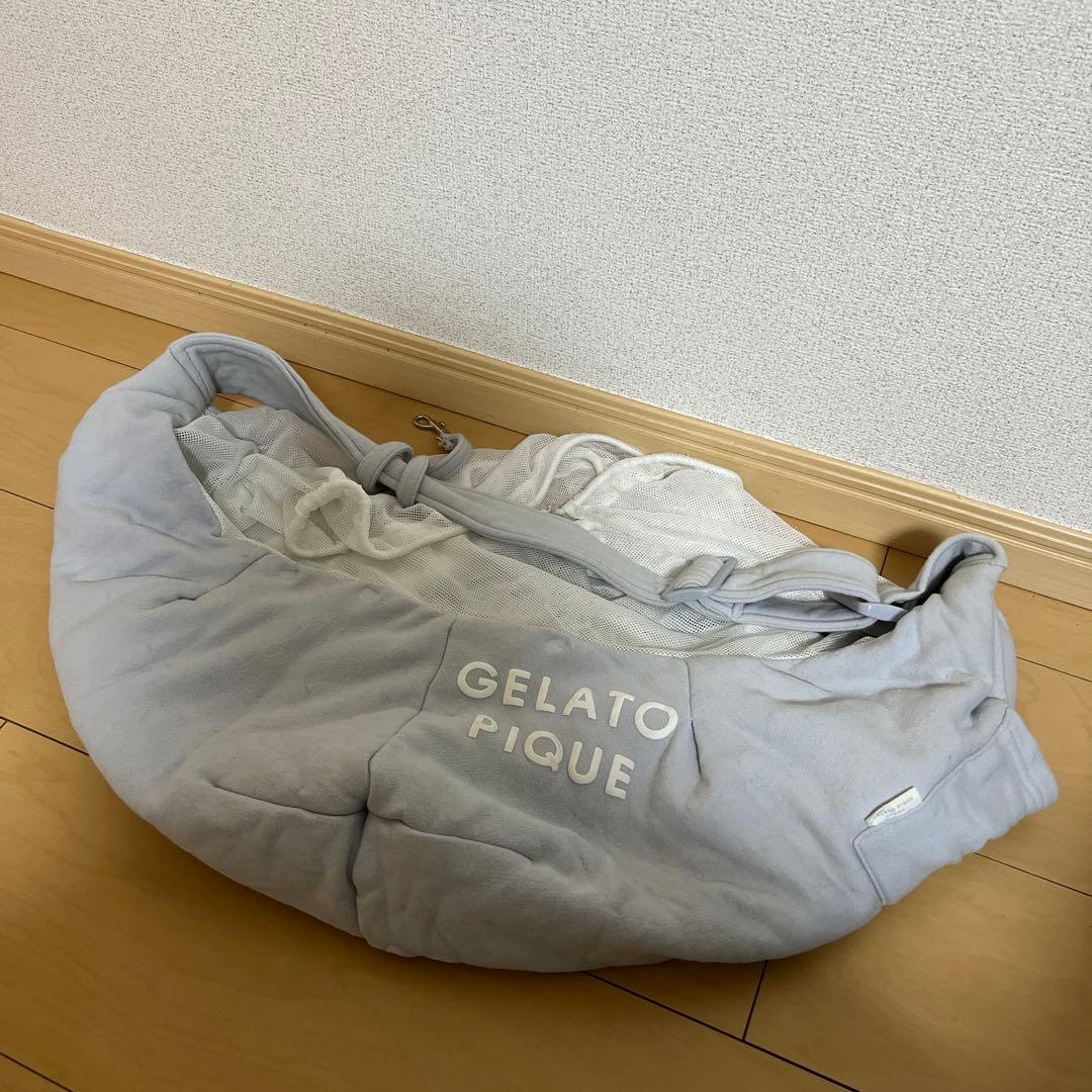 GELATO PIQUE ブルーキャリーバッグ