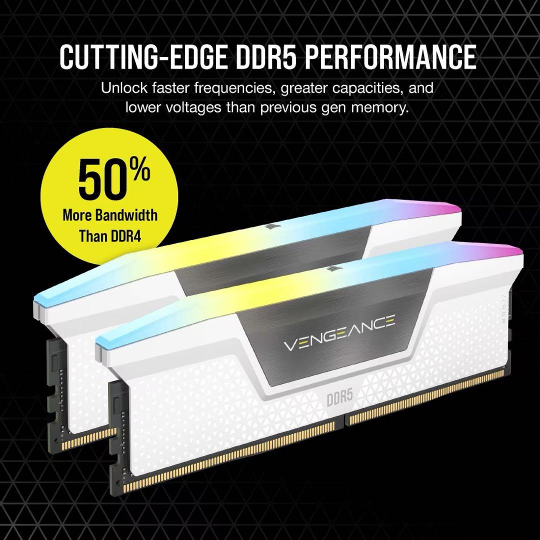 1*様 CORSAIR DDR5 VENGEANCE RGB 32GB 16GB