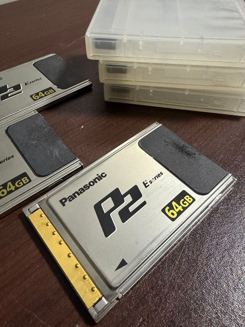 パナソニック P2カード　3枚 64GB 中古