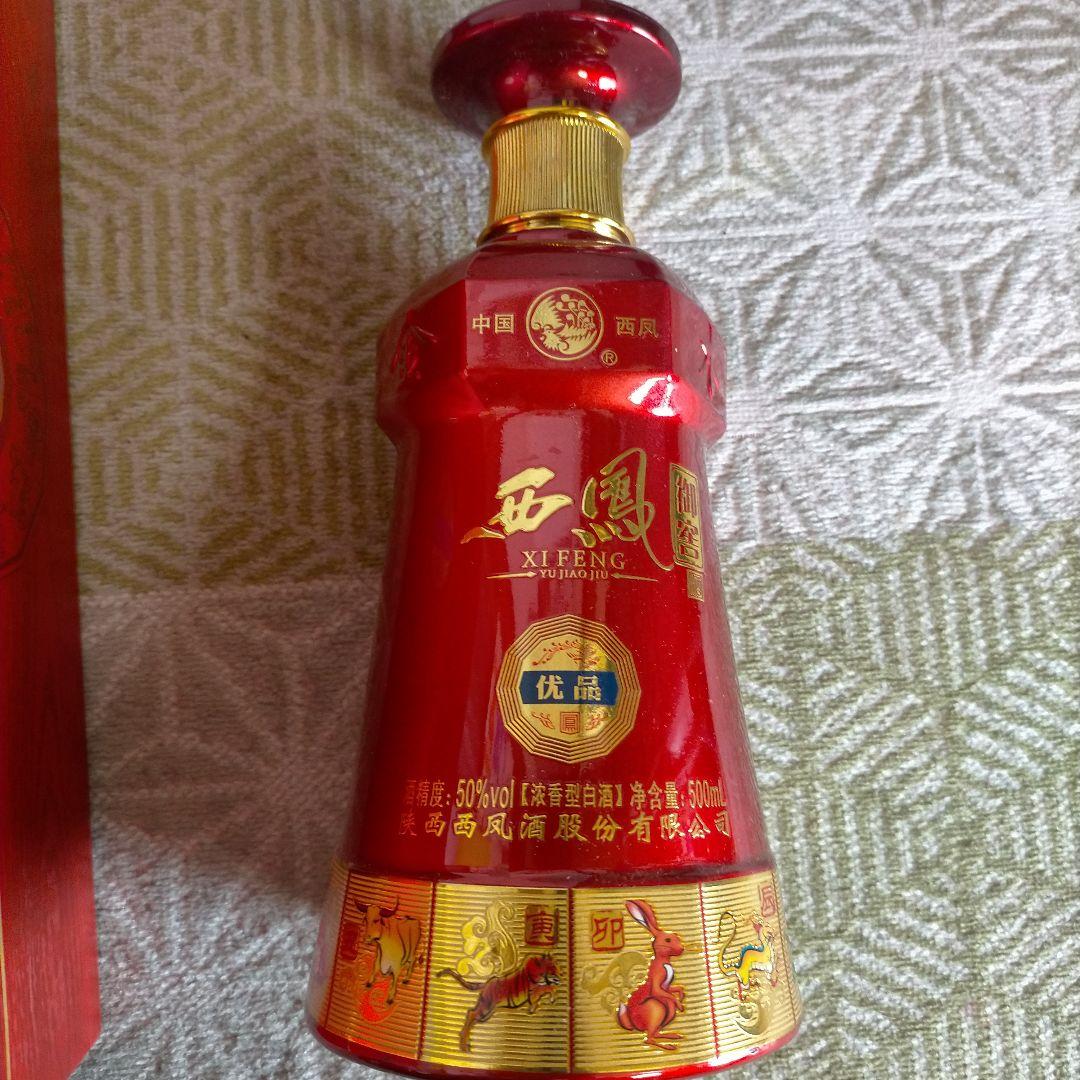 中国 西鳳酒 鳳 50度 500ml 白酒 優品 未開封