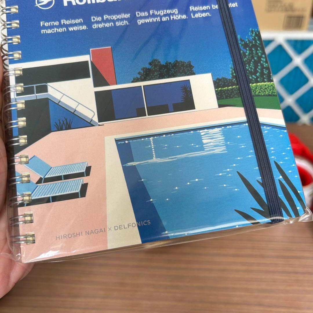 廃番 永井博 × ロルバーン ポケット付メモ 3冊コンプセット