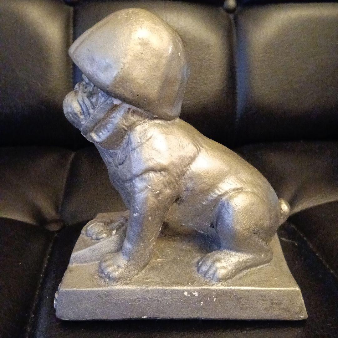 U.S. MARINES ミリタリー　犬の像（軍帽着用）