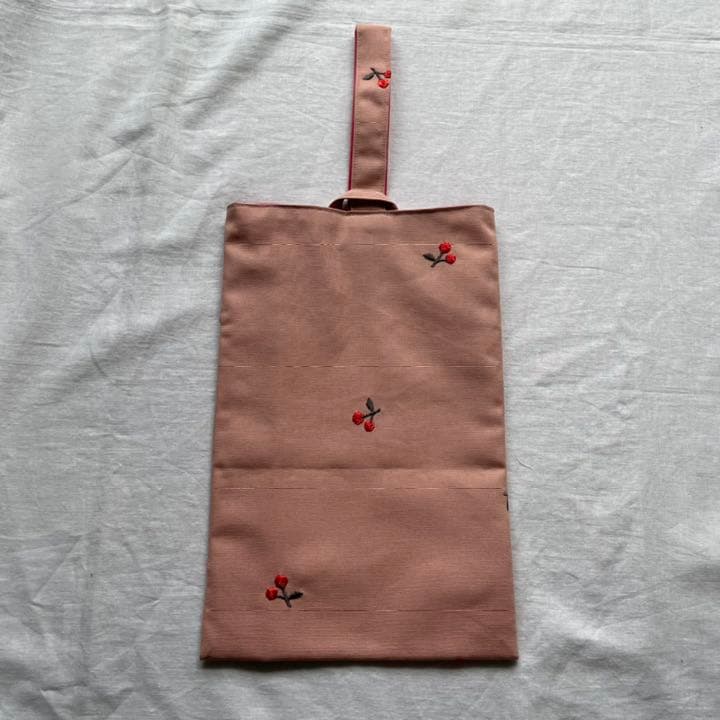 ハンドメイド♡さくらんぼレッスンバッグセット
