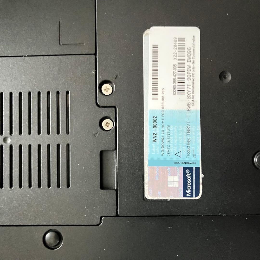 ノートパソコン　FUJITSU　LIFEBOOK A572/E Core i5