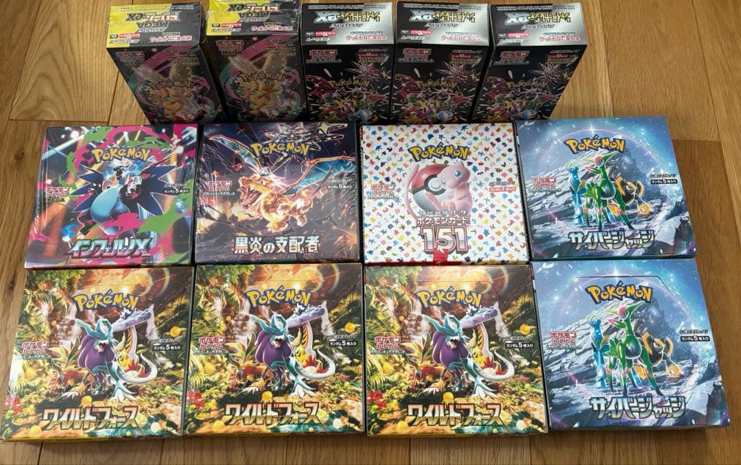 ポケモンカードBOX×13個セット販売　シャイニー　ドリーム　インフェルノ151