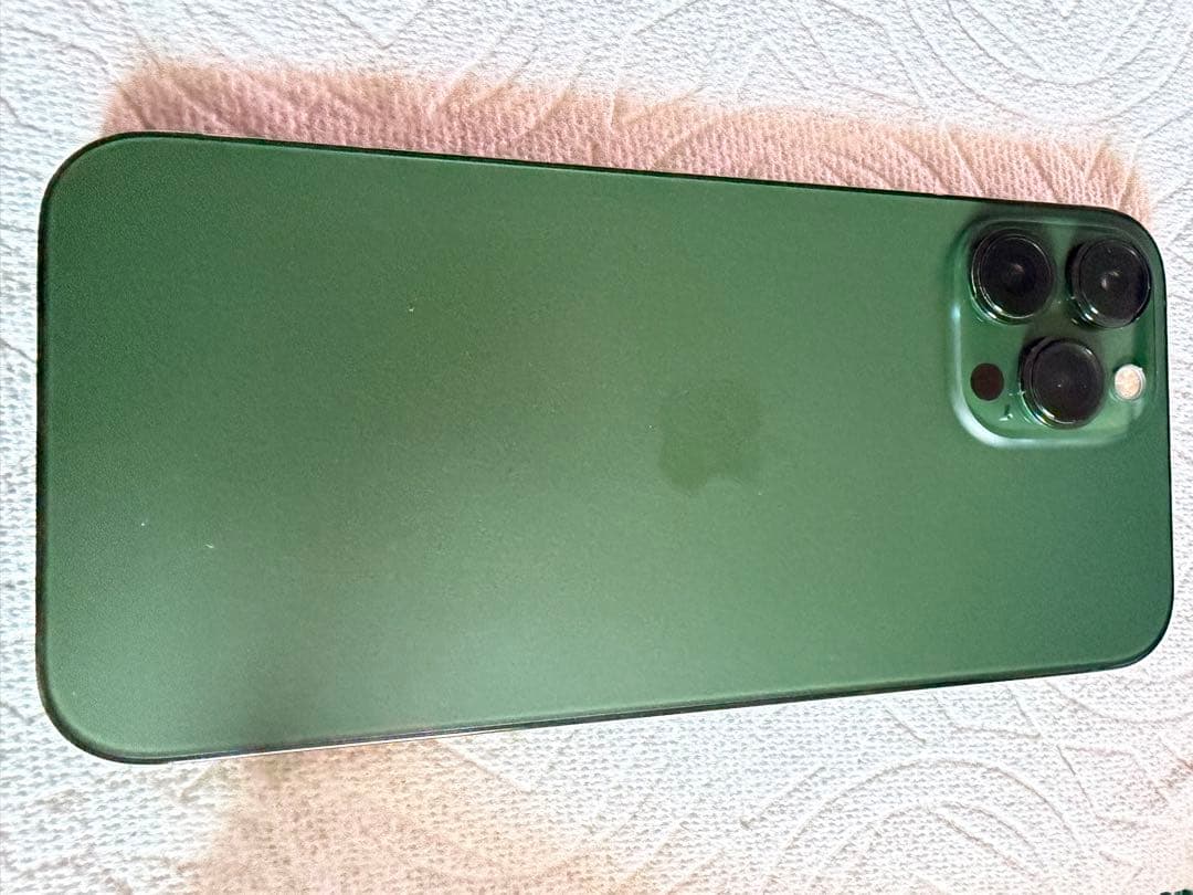 【中古】iPhone13promax アルパイングリーン 256GB