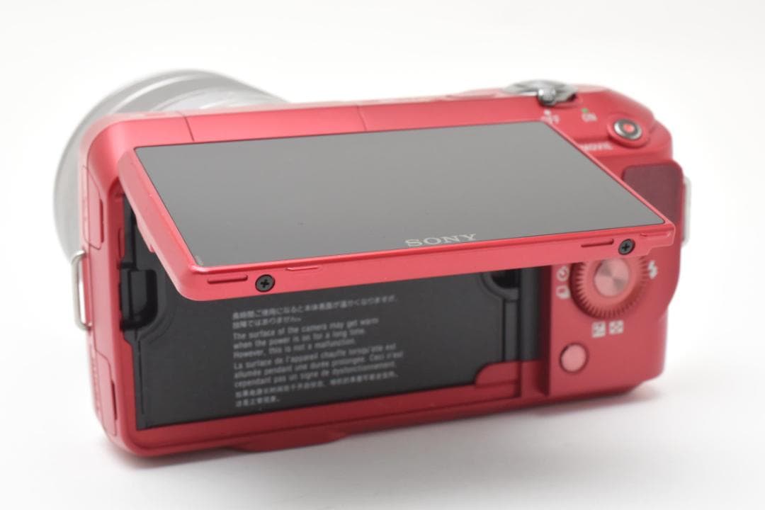 《 美品 》ソニー　SONY α NEX-3 レッド E 18-55 ミラーレス