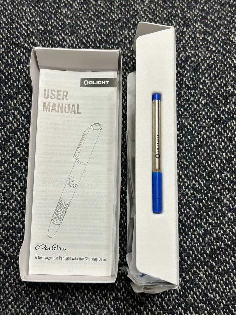 OLIGHT O'Pen Glow : ブルー 4-in-1 EDCペンライト