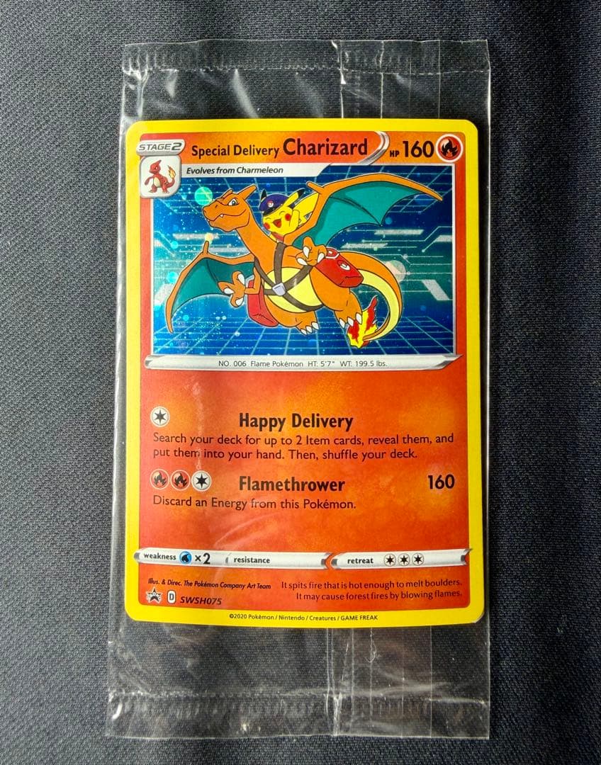 未開封　スペシャルデリバリー　リザードン　ピカチュウ　海外　英語　ポケモンカード