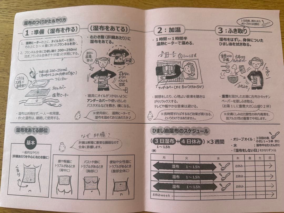 【出品10月一杯まで】ヒマシ油温熱アンポ＋おまけ数点　エドガーケイシー