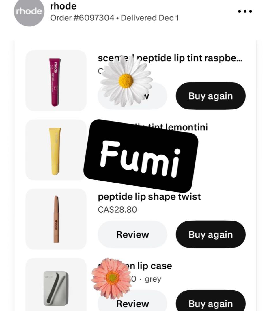 本物‼️rhode Peptide Lip Tint Lemontini 限定