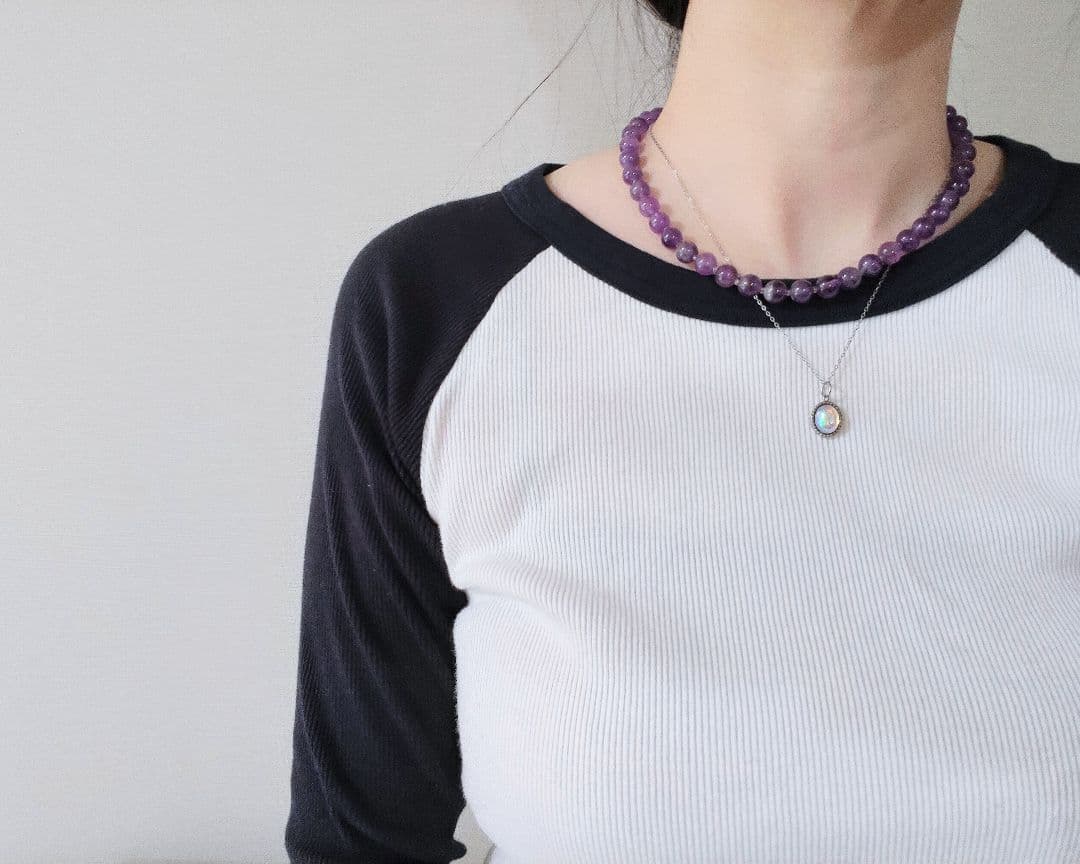 ネックレス・ペンダント amethyst Necklace