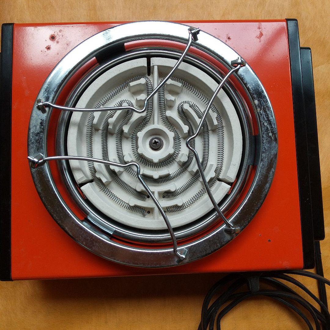 希少 美品 昭和レトロ　電気コンロ 蔵出し