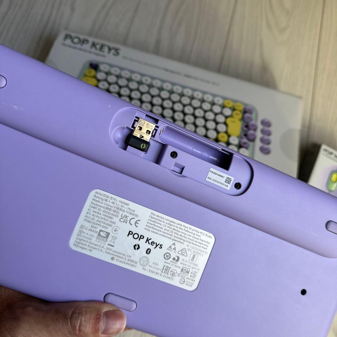 logicool POP KEYS 、POP MOUSE