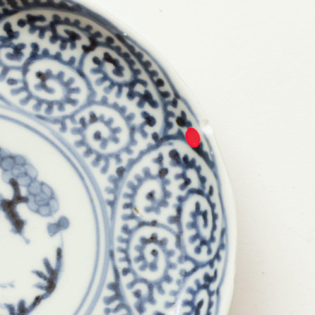 伊万里　古伊万里　江戸　中期　蛸唐草　4寸皿　金継ぎ　材料　2客セット