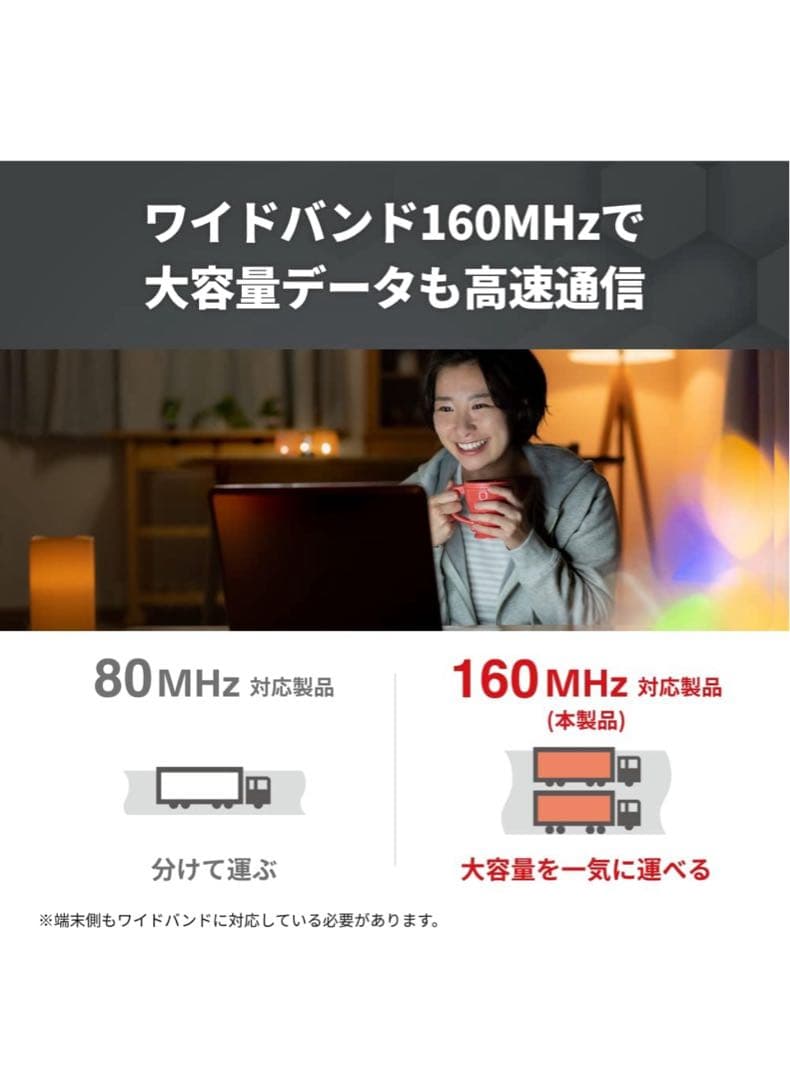 BUFFALO WSR-6000AX8P/N Wi-Fi 6ルーター