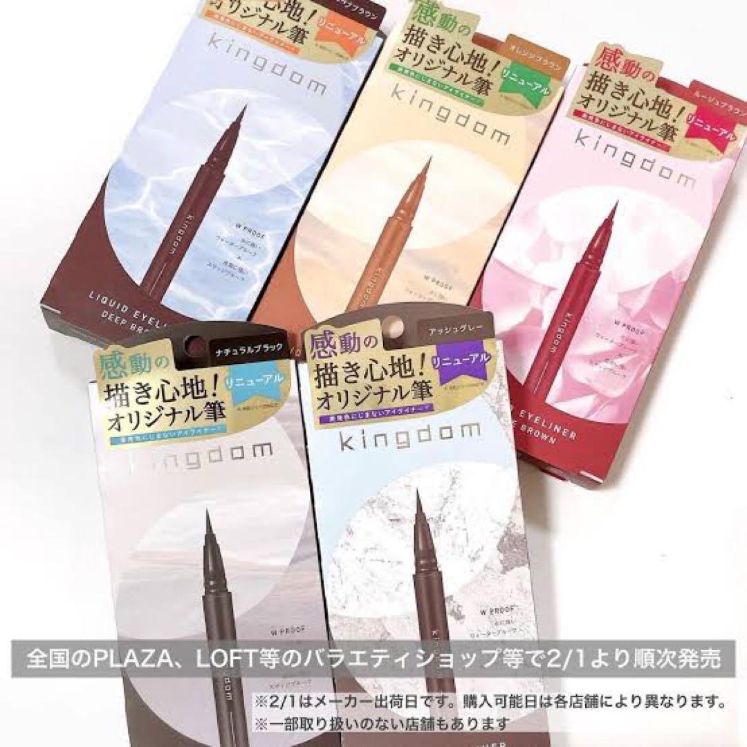 キングダム　リキッドアイライナー　全色セット