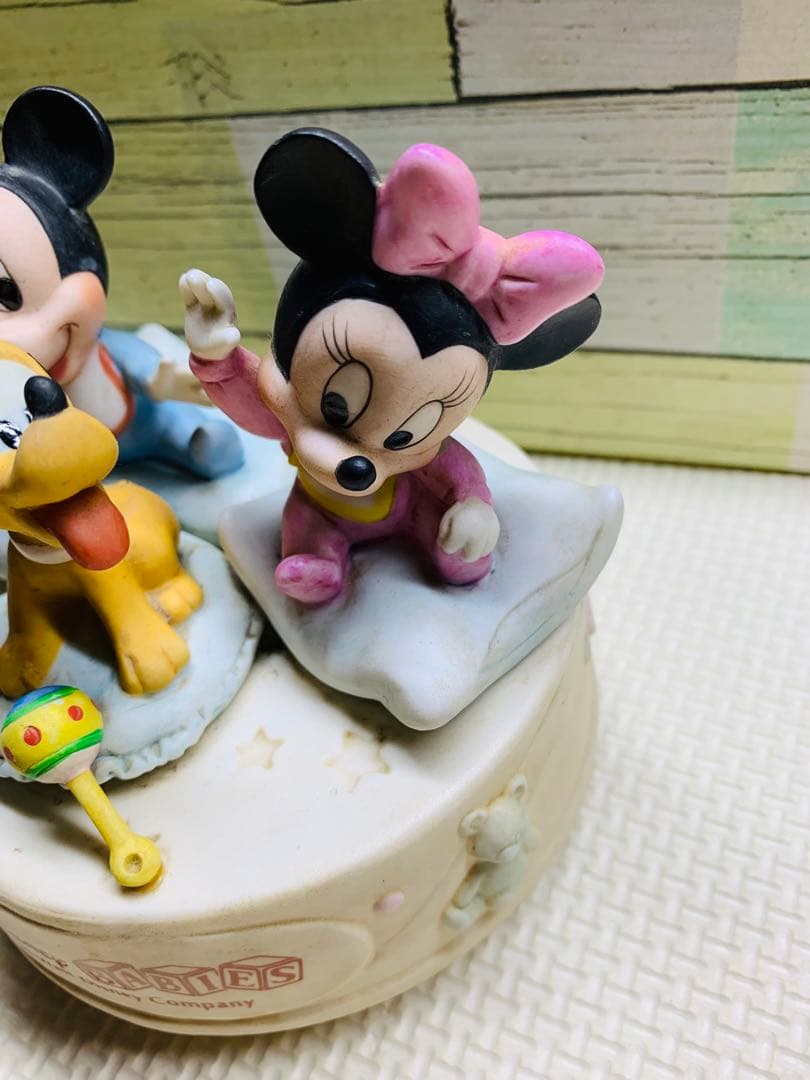 希少品レトロ／DisneyBaby ディズニーベイビーズ／陶器オルゴール