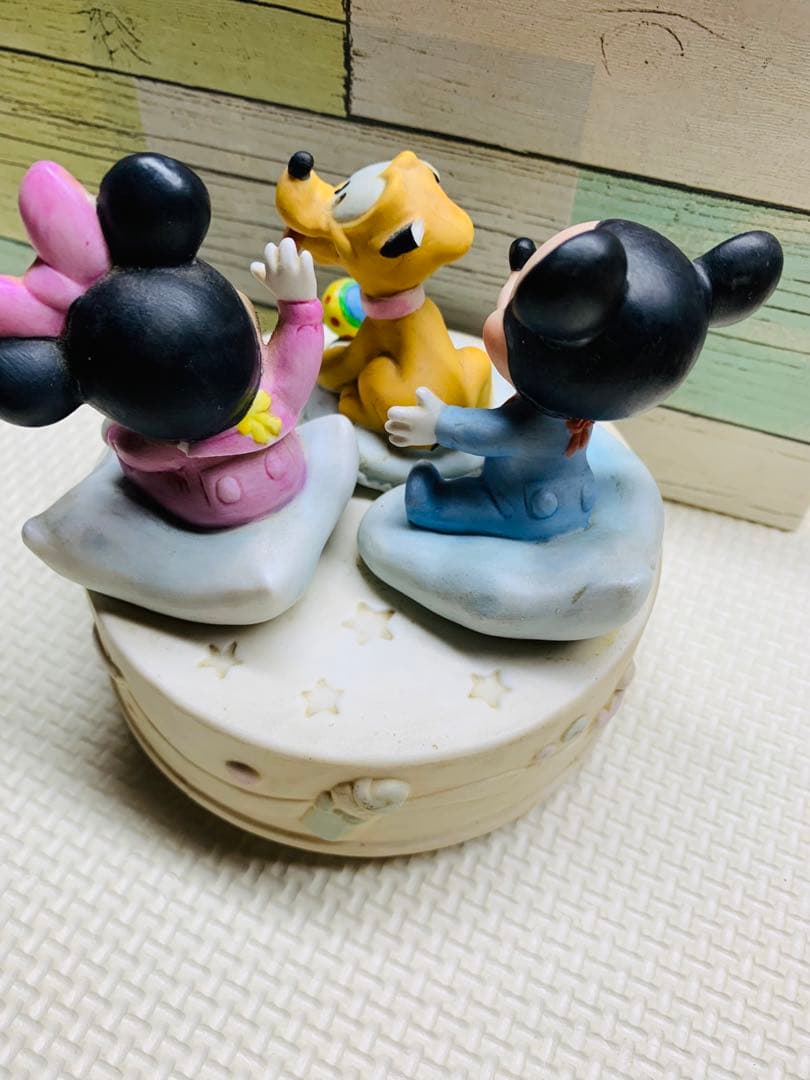 希少品レトロ／DisneyBaby ディズニーベイビーズ／陶器オルゴール