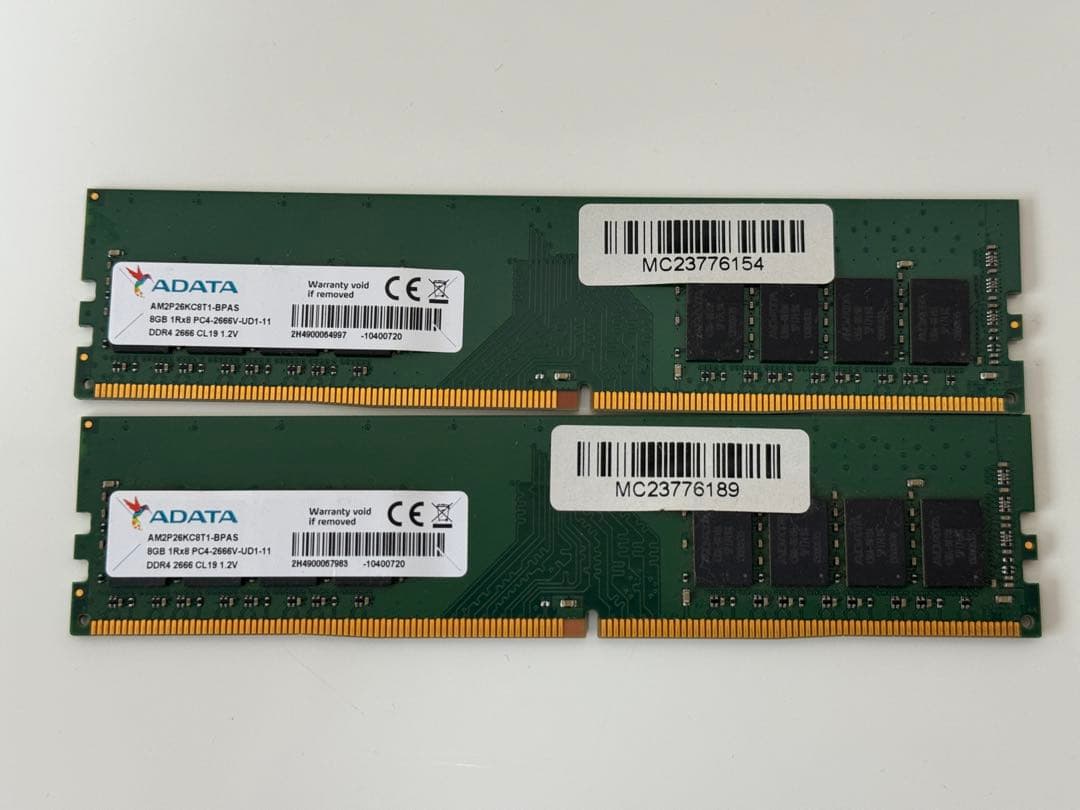 Z590マザー + i3-10105F + GTX1080 + 16Gメモリ