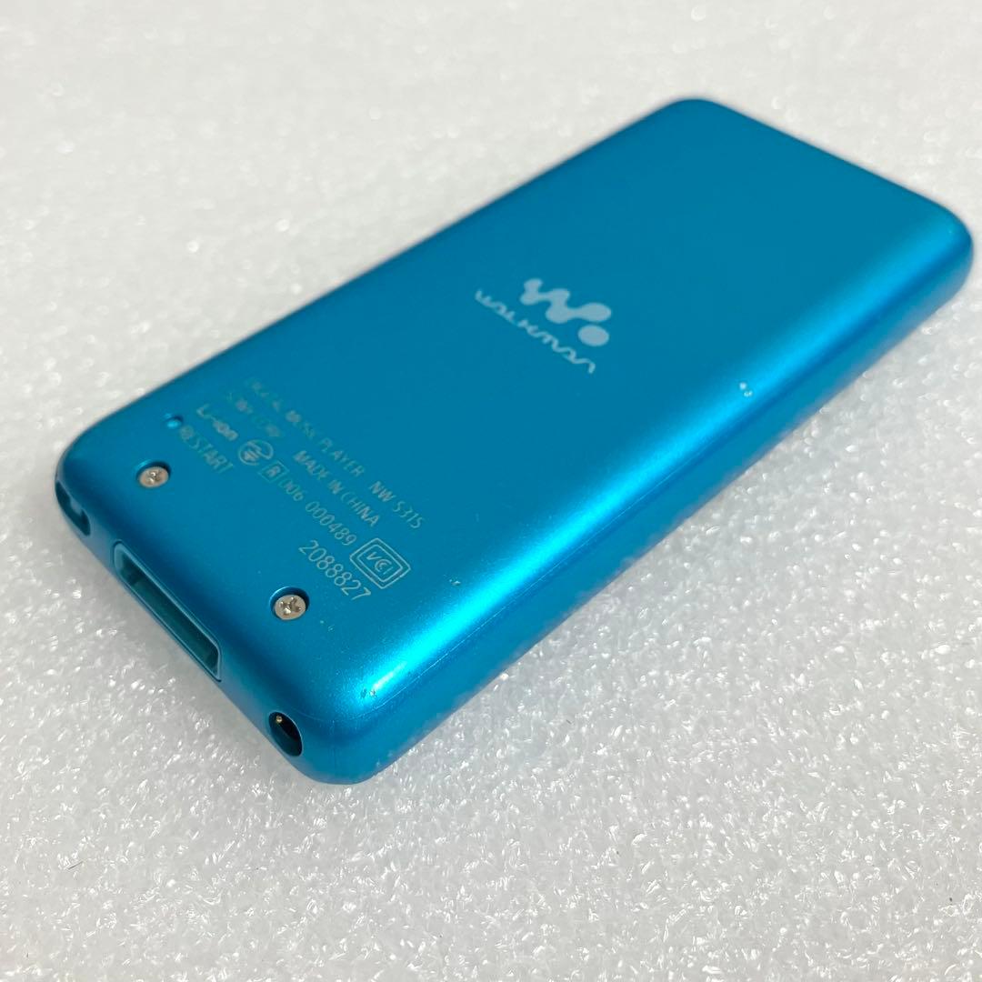 【バッテリー良好】　SONY ウォークマン　NW-S315 16GB あお