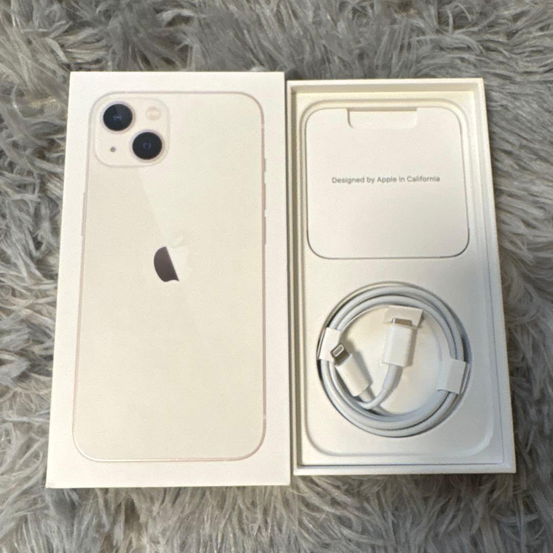 iPhone13 128GB スターライト バッテリー残量84%