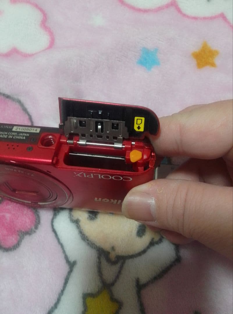 動作未確認　Nikon COOLPIX S3400 レッド 7倍光学ズーム