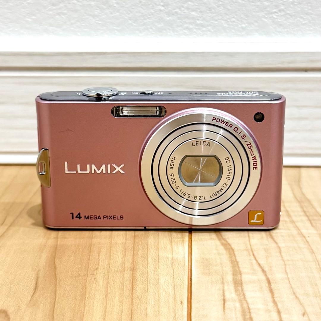 【美品】　Panasonic LUMIX DMC-FX66 デジカメ　ピンク
