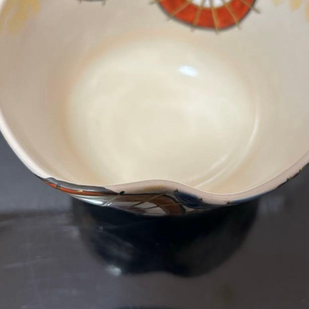 色絵傘茶碗　茶道具懐石鵬雲斎坐忘斎淡々斎即中斎棗水指茶杓水屋茶碗釜而妙斎