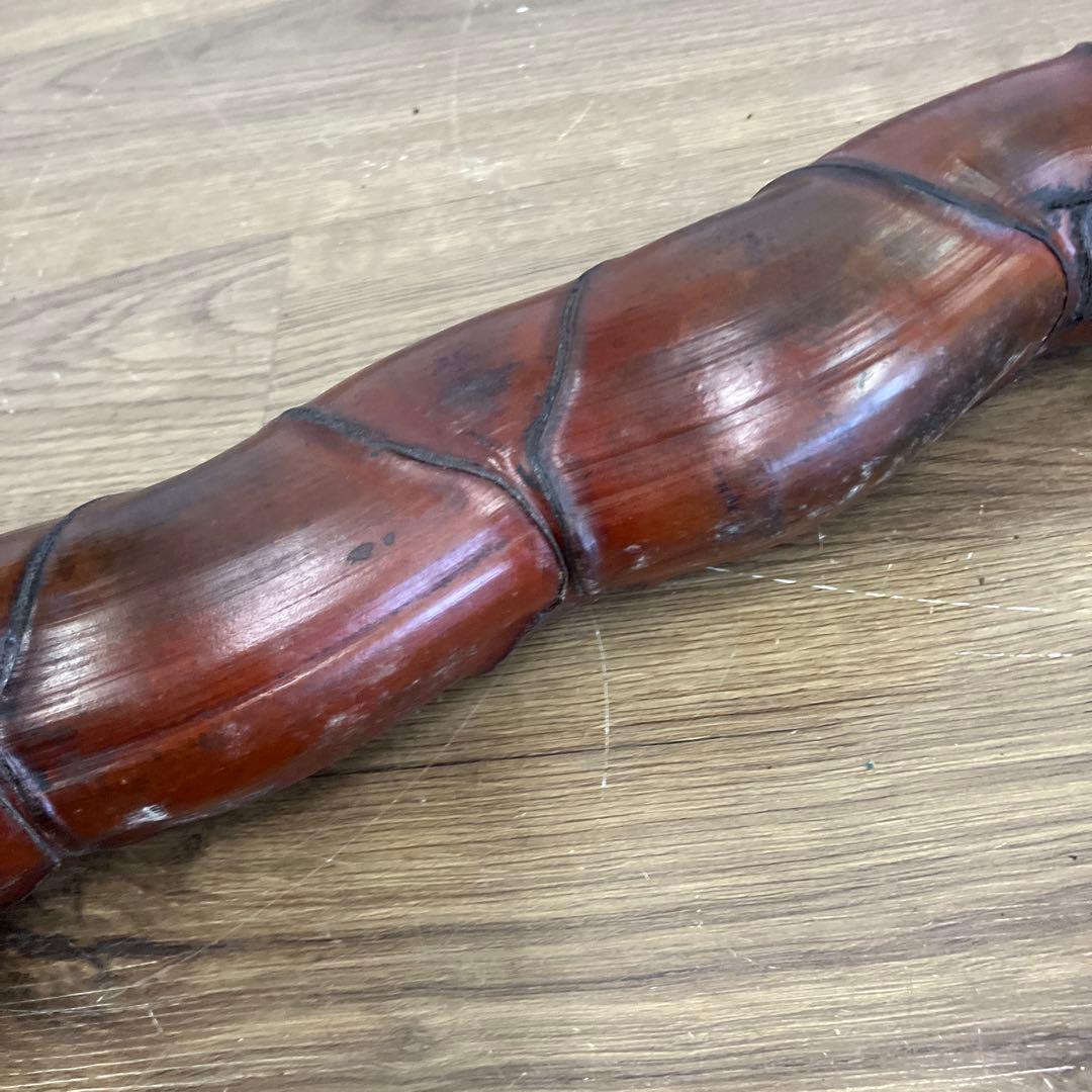 B-2 竹根 飾り物 置物 煤竹 天然木 根竹 工芸品 華道 茶道 インテリア