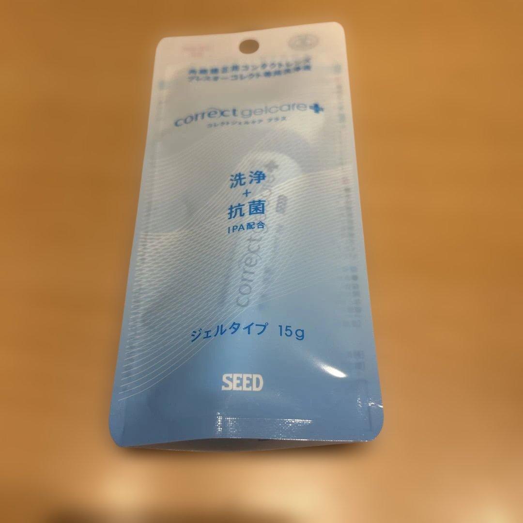 SEED correct care 洗浄液120mL×4本と抗菌ジェル15g