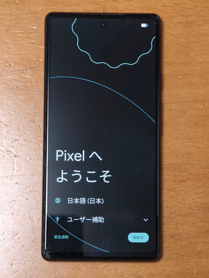 Google Pixel 6a ヒビあり