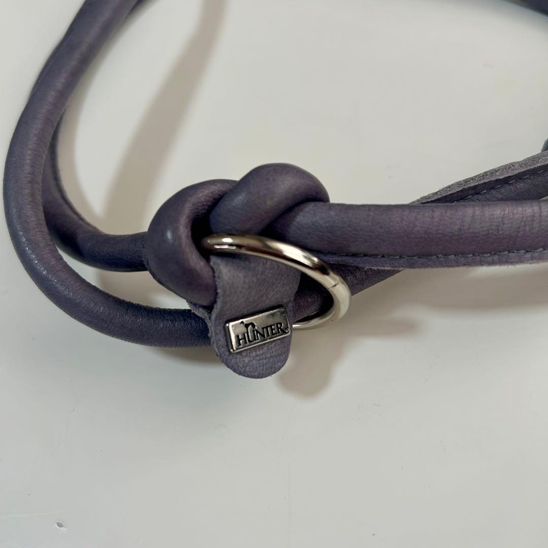 HUNTER犬用 トレーニングリード lilac grey